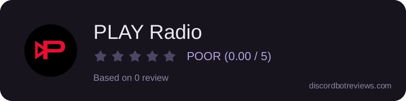 Rating widget preview for PLAY Radio