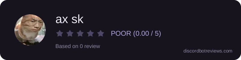 Rating widget preview for ax sk