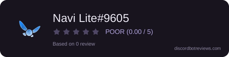 Rating widget preview for Navi Lite#9605