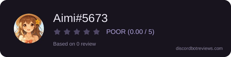 Rating widget preview for Aimi#5673