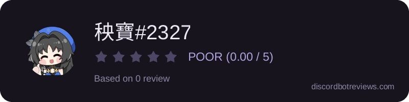 Rating widget preview for 秧寶#2327