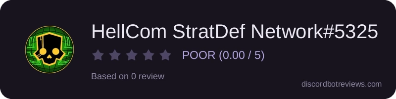 Rating widget preview for HellCom StratDef Network#5325