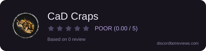 Rating banner for CaD Craps
