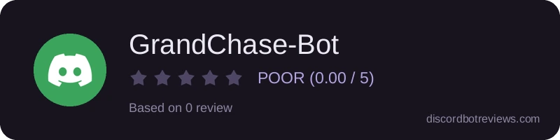 Rating widget preview for GrandChase-Bot