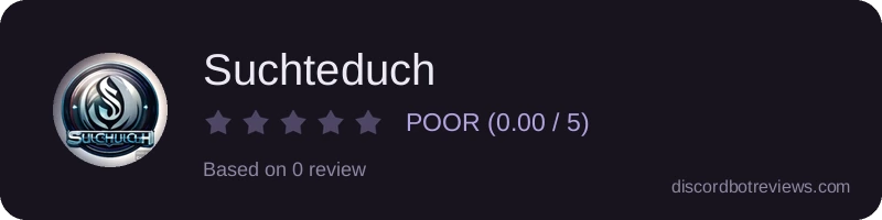 Rating widget preview for Suchteduch