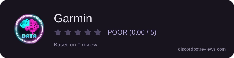 Rating widget preview for Garmin