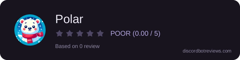 Rating widget preview for Polar