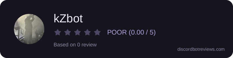 Rating widget preview for kZbot