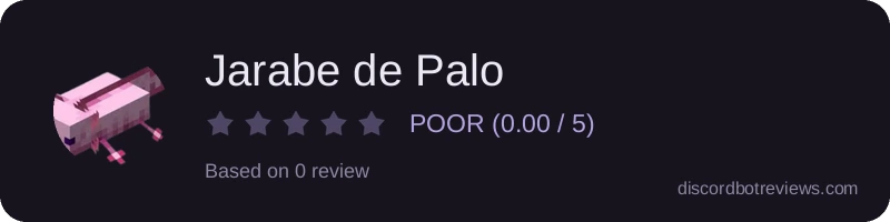 Rating widget preview for Jarabe de Palo