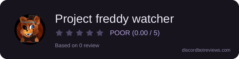 Rating widget preview for Project freddy watcher