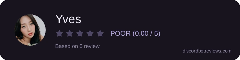 Rating widget preview for Yves
