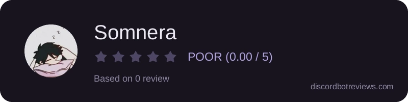 Rating widget preview for Somnera