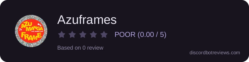 Rating widget preview for Azuframes