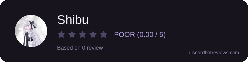 Rating banner for Shibu