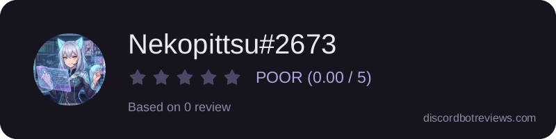 Rating widget preview for Nekopittsu#2673