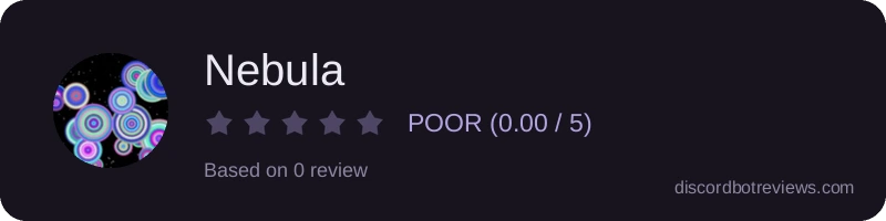 Rating widget preview for Nebula
