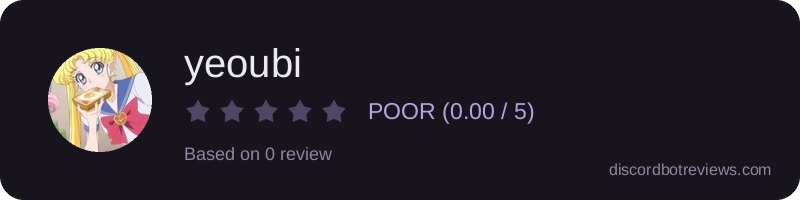 Rating widget preview for yeoubi