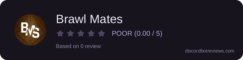 Rating widget preview for Brawl Mates