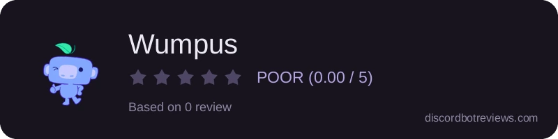 Rating widget preview for Wumpus