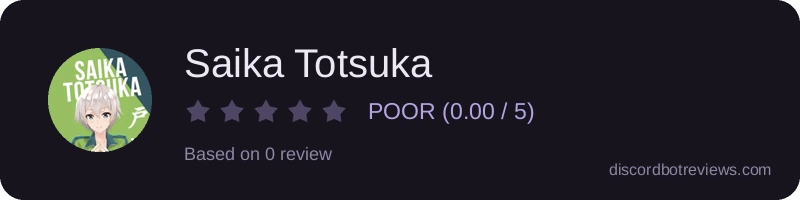 Rating widget preview for Saika Totsuka