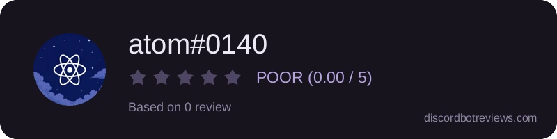 Rating widget preview for atom#0140