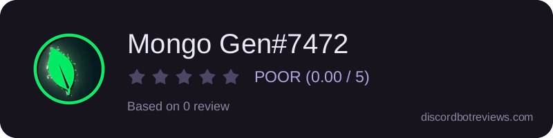 Rating widget preview for Mongo Gen#7472