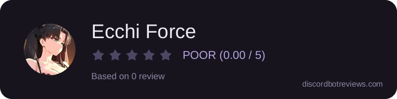 Rating widget preview for Ecchi Force