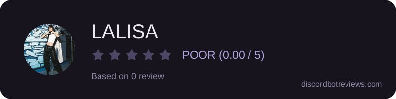 Rating widget preview for LALISA