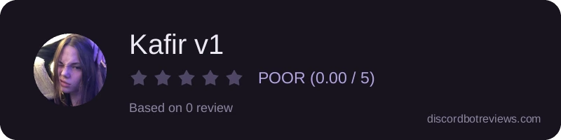Rating widget preview for Kafir v1