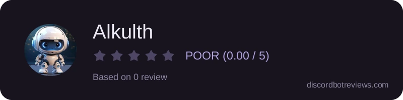 Rating widget preview for Alkulth