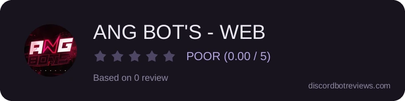 Rating banner for ANG BOT'S - WEB