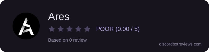 Rating widget preview for Ares