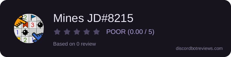 Rating widget preview for Mines JD#8215