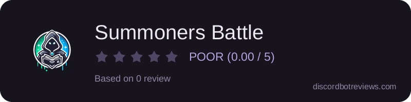 Rating widget preview for Summoners Battle