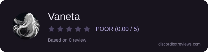 Rating widget preview for Vaneta