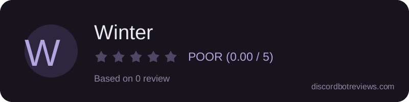 Rating widget preview for Winter