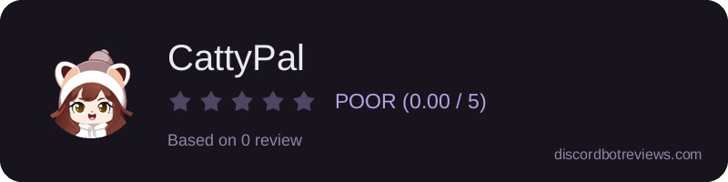 Rating widget preview for CattyPal