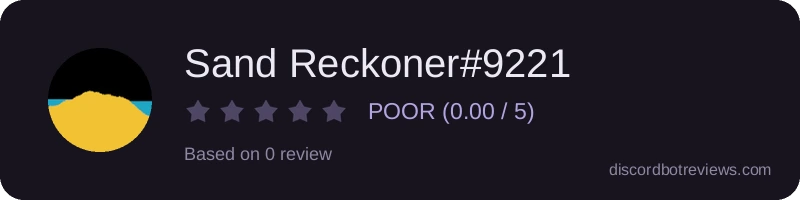 Rating widget preview for Sand Reckoner#9221