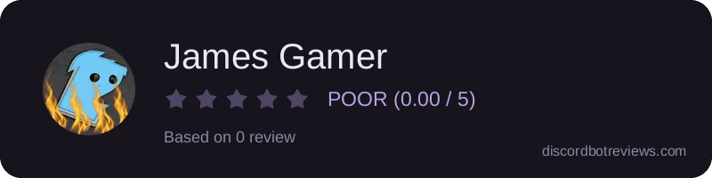 Rating widget preview for James Gamer