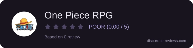 Rating banner for One Piece RPG