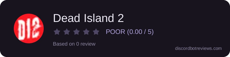 Rating widget preview for Dead Island 2