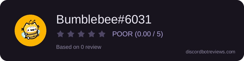 Rating widget preview for Bumblebee#6031