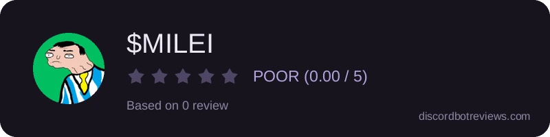 Rating widget preview for $MILEI