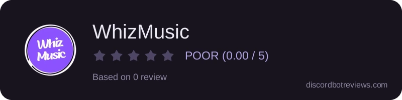 Rating banner for WhizMusic