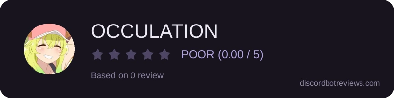 Rating widget preview for OCCULATION