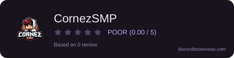 Rating widget preview for CornezSMP