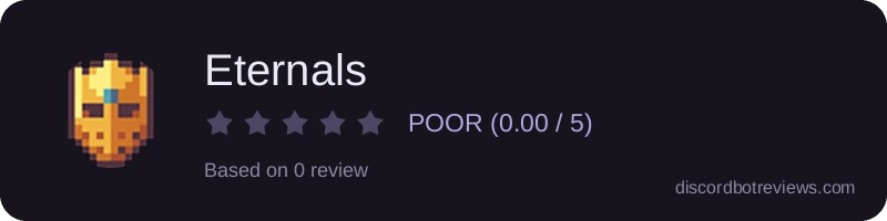 Rating widget preview for Eternals