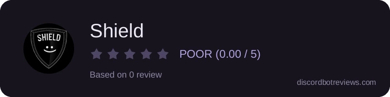 Rating widget preview for Shield