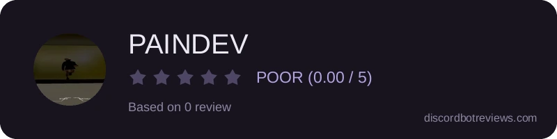 Rating banner for PAINDEV