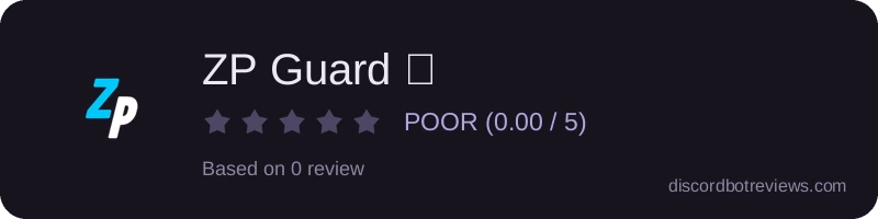 Rating banner for ZP Guard ツ